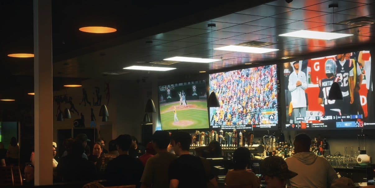 Game day at the bar