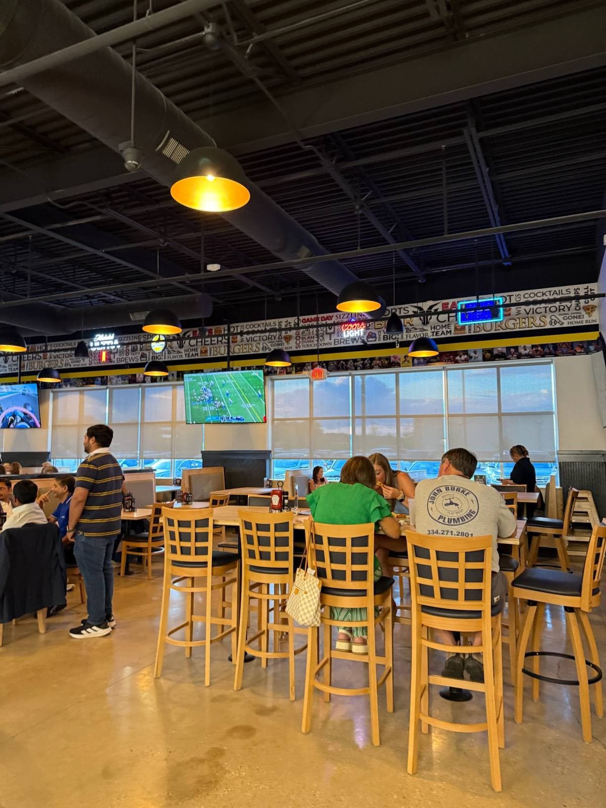 Screens on every wall